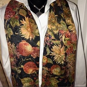 💯% Silk Scarf in beautiful Autumn colors